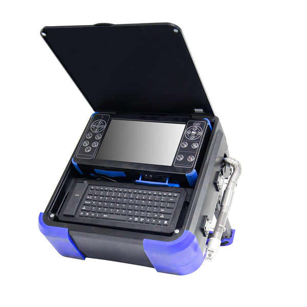 Webvision Professionele Inspectiecamera 40m – 28mm Pan & Tilt Camerakop – 360° Pan / 180° Tilt – 10.1" HD Monitor – 512Hz Rioolcamera