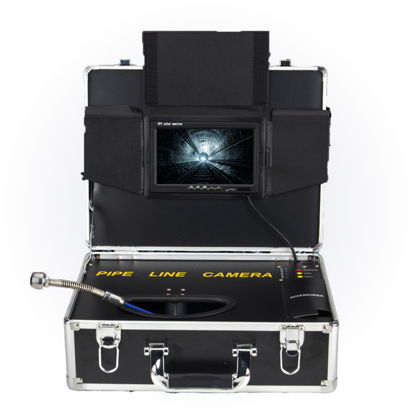 Webvision Rioolcamera met 25mm FHD Lens – Inspectiecamera met 7" Scherm – Kabelopties: 20m, 30m, 40m – IP68