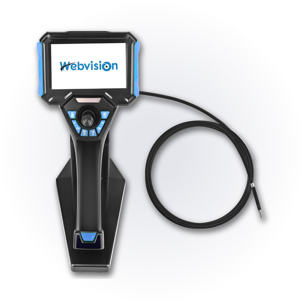 Webvision WVS40 Industriële Endoscoopcamera – 6mm Lens – 720° Beweegbare Kop – Afneembare Kabel (1–10m) – IP68 – Hittebestendig