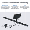 Webvision Professionele Telescopische Inspectiecamera met 360° PT - 4K Monitor