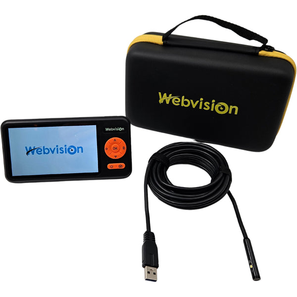 Endoscoop Camera Met Triple 8mm Lens - Inspectie Camera met 3 Camera's, FHD, 5.0"Scherm, IP68