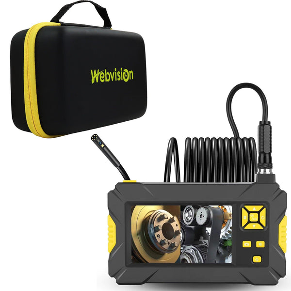 Industriële Endoscoop Dual Lens - 5M Kabel - FullHD - 3.9mm - 4.3" Scherm - IP68 - Incl. Micro SD Kaart 32GB - Endoscoopwereld.nl