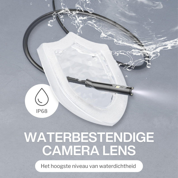 USB-C Endoscoop DUAL 8MM - Industriële Endoscoop met Dual Lens - Voor Tablet/Computer en Telefoon - Zwart - Endoscoopwereld.nl