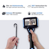 Webvision WVS40 Industriële Endoscoopcamera – 6mm Lens – 720° Beweegbare Kop – Afneembare Kabel (1–10m) – IP68 – Hittebestendig