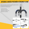 Webvision Kamera Endoskopowa – Obiektyw 6 mm – Głowica Sterowana 720° – Ekran IPS 5,0" – IP68 – Karta SD