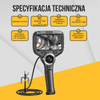 Webvision Kamera Endoskopowa z Głowicą Sterowaną 720° – Obiektyw 3,9 mm – Ekran IPS 5,0" – IP68 – Karta SD