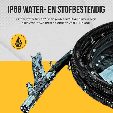 Industriële Stuurbare Endoscoop Camera - 5"-inch IPS-scherm - 360 Graden - IP68 - Endoscoopwereld.nl